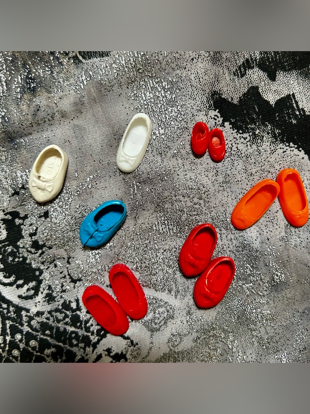 Real Vintage Barbie Doll Tutti shoe Lot